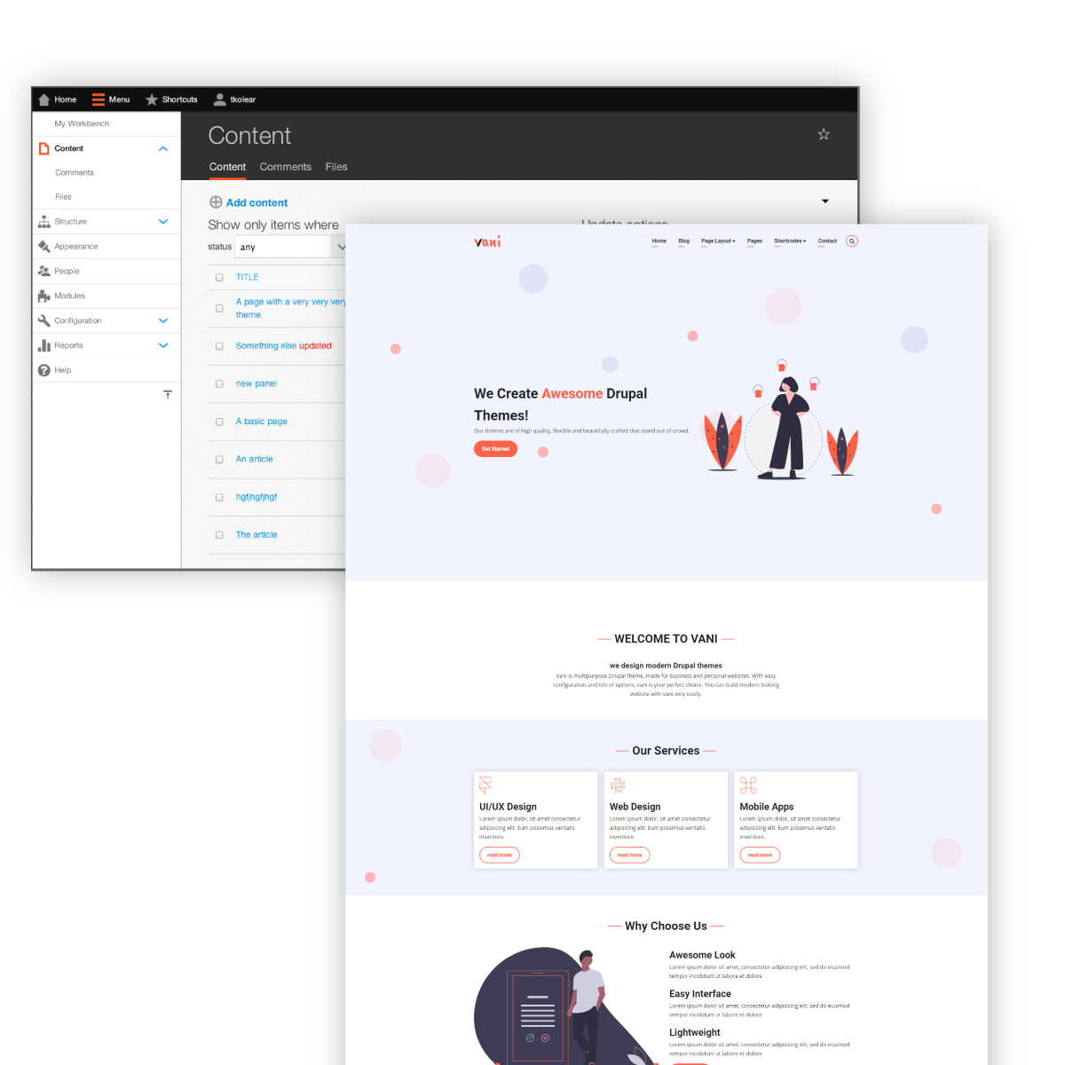 Top 4 des CMS Drupal